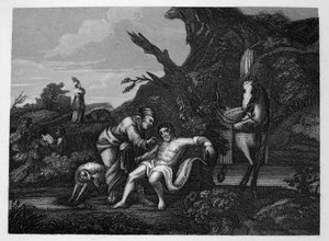 Dobrý Samaritán od William Hogarth