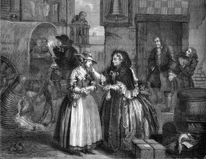 Pokrok nevěstky od Williama Hogartha od William Hogarth
