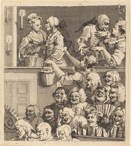 Smějící se publikum od William Hogarth