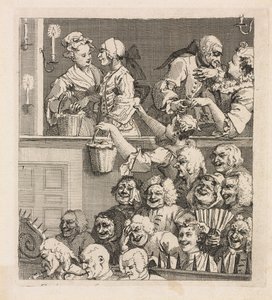 Smějící se publikum, 1733. od William Hogarth