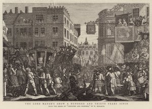 Přehlídka lorda starosty po sto třiceti letech od William Hogarth