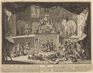 Loterie od William Hogarth