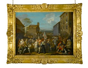 Pochod stráží do Finchley, 1750 od William Hogarth