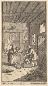 The New Metamorphosis, Plate 4: Invidiosa Releases Fantasio, 1724. od William Hogarth