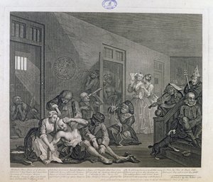 The Rake in Bedlam, deska VIII z 