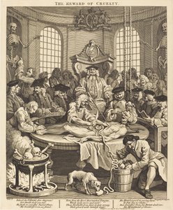 Odměna za krutost od William Hogarth