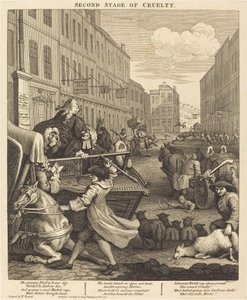 Druhá fáze krutosti od William Hogarth