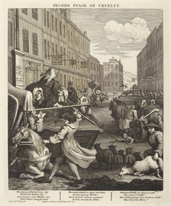 Druhá fáze krutosti od William Hogarth