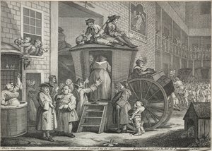 Stage Coach, 1747. od William Hogarth