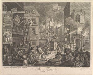 The Times, tabule 1 od William Hogarth