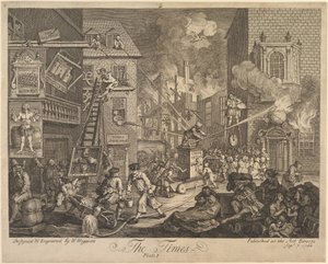 The Times, tabule 1 od William Hogarth