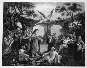 Bazén Bethesda od William Hogarth