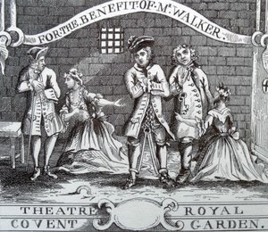 Vstupenka do divadla od William Hogarth