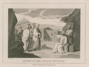 Vstupenka do londýnské nemocnice od William Hogarth