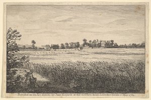 Pohled na Ranbys House, 1. května 1781. od William Hogarth