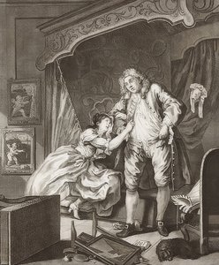 Dvoudílná epizoda: Před a po. List 2: Po / Po. 1736 od William Hogarth