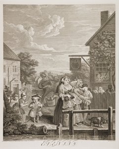 cs: Čtyři denní doby: Večerní od William Hogarth