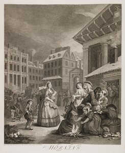 cs: Čtyři denní doby: Ráno od William Hogarth