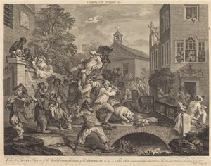 Předsedání členům od William Hogarth and Francois Antoine Aveline