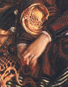 Detail z Il Dolce far Niente, 1866 od William Holman Hunt