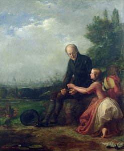 Malá Nell a její dědeček od William Holman Hunt
