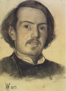Portrét Waltera Howella Deverella, 1853 od William Holman Hunt