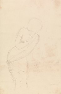 Skica ženy (studie pro Isabellu a hrnec bazalky) od William Holman Hunt