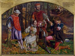 Dva pánové z Verony, 1850-1851. od William Holman Hunt