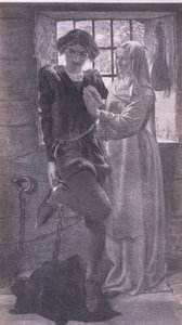 Claudio a Isabella, Bibbys Annual, 1916-1917 od William Holman after Hunt