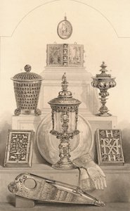 Relikvie spojené s královnou Alžbětou, 1886 od William Home Lizars