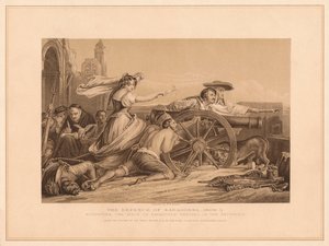 Obrana Saragoosy, 1808-9, 1878 od William Home Lizars