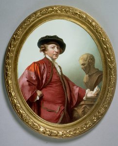 Portrét Joshuy Reynoldse (1723-92) 1786 (smalt na mědi)