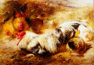 Kohout a slepice od William Huggins