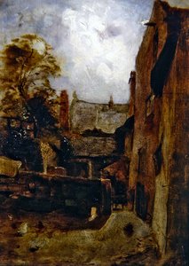 Skica pro Bidestone Farmhouse od William Huggins
