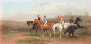 Steeplechasing: Na startu od William J. Shayer