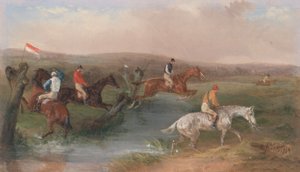 Steeplechasing: The Brook od William J. Shayer