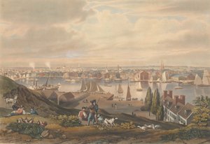 Baltimore z Federal Hill, publikoval 1831.