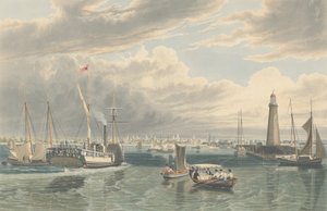 Buffalo, od jezera Erie, publikoval 1836.