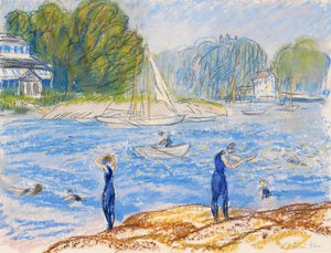 Koupání, Nikde od William James Glackens