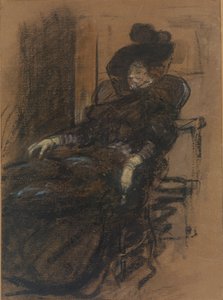 Sedící žena od William James Glackens