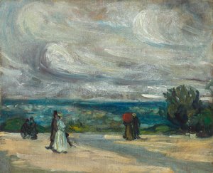 Terasa (olej na plátně) od William James Glackens