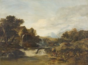 Pandy Mill, Severní Wales od William James Muller