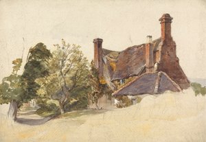Studie chaty u pruhu od William James Muller