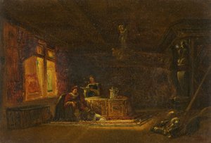 Baronský sál (olej na plátně) od William James Muller