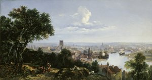 Pohled na Bristol z Clifton Wood od William James Muller