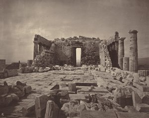 Akropole v Aténách, deska 14,1869/1870 (foto)