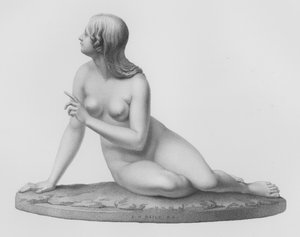 Eve Listening to the Voice, vyryto W Roffe z kresby F Roffe (rytina) od William John Roffe