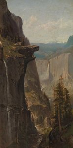 Yosemitské vodopády z Glacier Point, 1879.