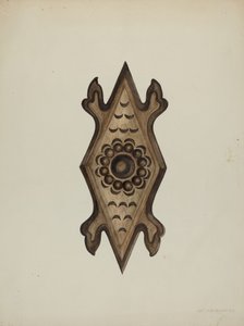 Detail, Side of Confessional, 1937.