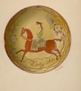 Koláčový talíř, 19351942.